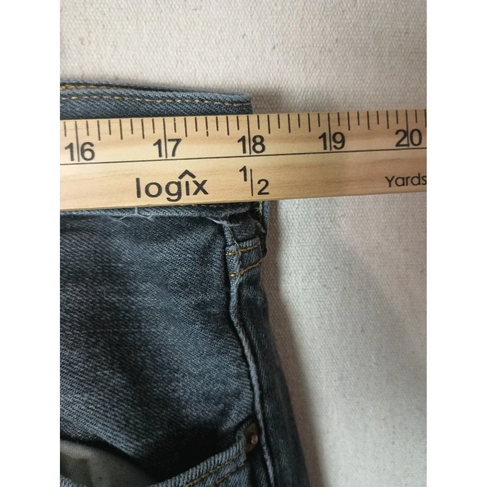 Levi's 501 Button Fly Jeans Dark Wash Denim Classic Fit Mens Size 38x32 U‎
